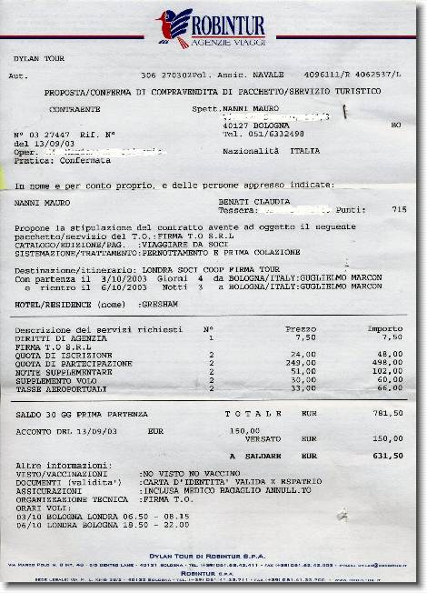 Clicca per scorrere le foto originali ingrandite